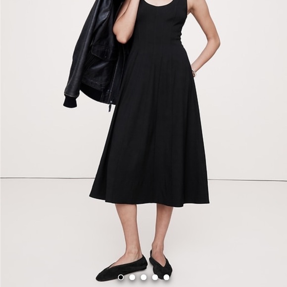 Banana Republic Black fit, and flair dress brand new with tags size 10 - Picture 2 of 12